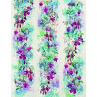 Панно Marburg Crush Motion 63464 Винил на флизелине (2,1*2,7) Бежевый/Разноцветный, Цветы — фото 1, Обои для стен