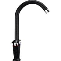 Смеситель для кухни Ulgran Classic U-011-308 Черный — фото 1, Смесители