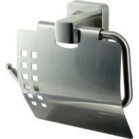 Держатель туалетной бумаги WasserKRAFT Rhin K-8725 с крышкой Хром — фото 1, Держатели туалетной бумаги