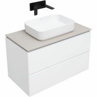 Товар: Тумба под раковину Allen Brau Infinity 85 1.21001.WM подвесная Белая матовая - фото 11 Тумба под раковину Allen Brau Infinity 85 1.21001.WM подвесная Белая матовая — фото 11, Мебель для ванной