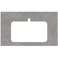 Столешница под раковину Kerama Marazzi Plaza Next Фондамента 80 PL2.DL500920R\80 Серый камень — фото 2, Раковины