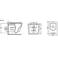 Товар: Унитаз Grossman GR-4441S подвесной с сиденьем Микролифт - фото 6 Унитаз Grossman GR-4441S подвесной с сиденьем Микролифт — фото 6, Подвесные унитазы