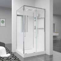 Товар: Душевая кабина Black&White Galaxy G8898 115х90 889800 с паром без гидромассажа - фото 2 Душевая кабина Black&White Galaxy G8898 115х90 889800 с паром без гидромассажа — фото 2, Душевые кабины