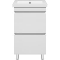 Тумба с раковиной Misty Енисей 50 УТ000009446 Белая — фото 2, Мебель для ванной