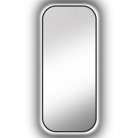 Зеркало Континент Torry 600х1200 ЗЛП1533 с подсветкой Черное с бесконтактным выключателем — фото 3, Зеркала в ванную комнату