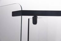 Душевой уголок Esbano ESR-7170B 100x100 ESUGR7170B профиль Черный матовый стекло прозрачное — фото 7, Душевые уголки трапеция