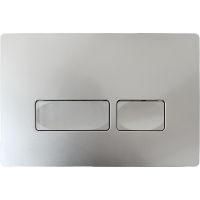 Клавиша смыва Ceruttispa CR02SV Серебро матовое — фото 1, Кнопки смыва