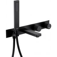 Смеситель для ванны Abber Rund Черный матовый арт-AF8730B — фото 1, Смеситель для ванны