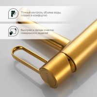 Товар: Смеситель для раковины Splenka S03.10.23 Золото - фото 6 Смеситель для раковины Splenka S03.10.23 Золото — фото 6, Смесители