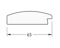 Зеркало Evoform Definite 116х66 BY 1089 в багетной раме - Орех 65 мм — фото 5, Мебель для ванной