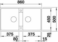 Кухонная мойка Blanco Zia 9 516678 Белая — фото 3, Кухонные мойки