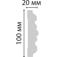 Товар: Молдинг Decomaster 97902 2400x100x20 мм - фото 3 Молдинг Decomaster 97902 2400x100x20 мм — фото 3, Молдинги