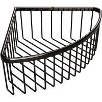 Полка корзина Bemeta Hematit угловая Антрацит глянец арт-159208312 — фото 1, Полки для ванной и душа