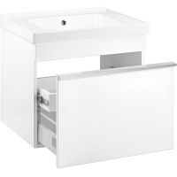 Товар: Тумба под раковину Veedi Novel 60 NVL600T-DR подвесная Белая - фото 2 Тумба под раковину Veedi Novel 60 NVL600T-DR подвесная Белая — фото 2, Мебель для ванной