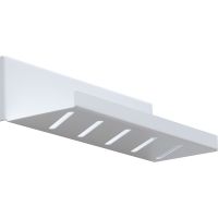 Металлическая полка Aquanet Магнум 30 302236 Белая матовая — фото 4, Полки для ванной и душа