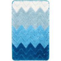 Коврик для ванной комнаты Fixsen Deep 50x80 FX-5003C Голубой — фото 1, Коврики для ванной комнаты