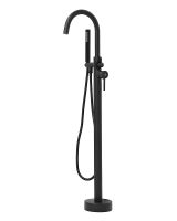 Смеситель для ванны Orange Steel Черный матовый арт-M99-336b — фото 8, Смесители напольные