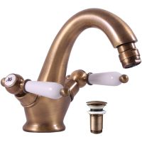 Смеситель для биде Rav Slezak Morava retro MK543.5SM Бронза — фото 1, Смесители для биде