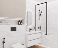 Керамогранит Ceradim Calacatta Clarity Gold белый полированный 80х80 см — фото 8, Керамогранит