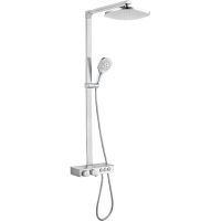 Душевая система Black&White Universe U7815 78150U с термостатом Хром — фото 1, Душевое оборудование. Душевая программа