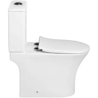 Унитаз компакт SantiLine SL-5022 с бачком и сиденьем Микролифт — фото 2, Напольные унитазы