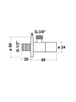 Товар: Шланговое подключение Reitano Rubinetteria Accessories Черное матовое арт-2020MMB - фото 2 Шланговое подключение Reitano Rubinetteria Accessories Черное матовое арт-2020MMB — фото 2, Шланговые подключения