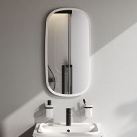 Зеркало AM.PM Func 45 M8FMOX0451WGH с подсветкой с ИК-сенсорным выключателем — фото 2, Зеркала в ванную комнату