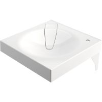 Товар: Раковина Paola Sergio 60 на стиральную машину Белая глянцевая - фото 3 Раковина Paola Sergio 60 на стиральную машину Белая глянцевая — фото 3, Раковины