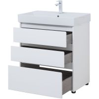 Товар: Тумба под раковину Aquanet Nova Lite 75 302472 Белый глянец - фото 7 Тумба под раковину Aquanet Nova Lite 75 302472 Белый глянец — фото 7, Мебель для ванной