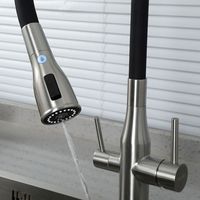 Смеситель для кухни Gappo G4399-65 Сатин Черный — фото 20, Смесители для кухни