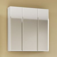 Зеркальный шкаф Marka One Mix 80 Белый — фото 2, Мебель для ванной