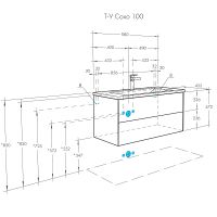 Товар: Тумба под раковину Aquaton Сохо 100 1A258201AJ010 подвесная Белая глянцевая - фото 7 Тумба под раковину Aquaton Сохо 100 1A258201AJ010 подвесная Белая глянцевая — фото 7, Мебель для ванной