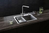 Товар: Кухонная мойка Ulgran Steel US 600-001 Брашированная сталь - фото 6 Кухонная мойка Ulgran Steel US 600-001 Брашированная сталь — фото 6, Кухонные мойки