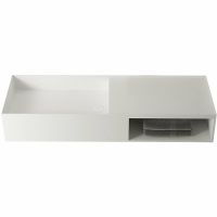 Раковина Vincea 120 VWB-6S112MW Белая матовая — фото 1, Раковины подвесные