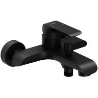 Смеситель для ванны Ravak Flat FL 022.20/150 X070175 Черный матовый — фото 1, Смеситель для ванны