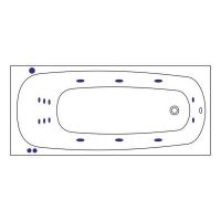 Товар: Акриловая ванна Whitecross Layla 180x80 0102.180080.100.SMART.BR с гидромассажем - фото 8 Акриловая ванна Whitecross Layla 180x80 0102.180080.100.SMART.BR с гидромассажем — фото 8, Ванны