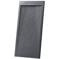 Душевой поддон из искусственного камня Vincea 160x90 VST-4SRL9016A Антрацит — фото 1, Душевые поддоны из искусственного камня