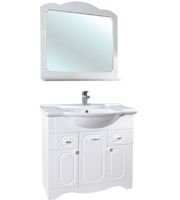 Товар: Зеркало Bellezza Кантри 85 Белое - фото 3 Зеркало Bellezza Кантри 85 Белое — фото 3, Зеркала в ванную комнату