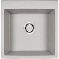 Кухонная мойка Paulmark Kante 50 PM105152-GR Серая — фото 1, Кухонные мойки