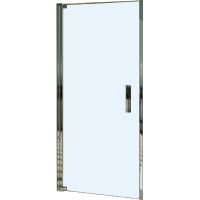 Душевая дверь в нишу WeltWasser WW600 K1 80 10000002731 профиль Хром стекло прозрачное — фото 1, Распашные душевые двери