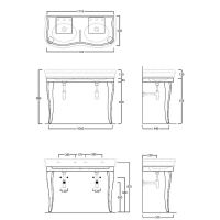 Товар: Консоль под раковину Simas Lante 120 LAM120 bi Белая глянцевая - фото 3 Консоль под раковину Simas Lante 120 LAM120 bi Белая глянцевая — фото 3, Консоли для раковины