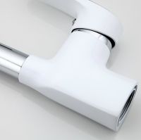 Смеситель для кухни Frap F4453-03 Белый — фото 4, Смесители для кухни