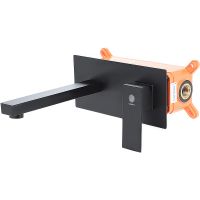 Смеситель для раковины Orange Lutz Черный матовый арт-M04-722b — фото 5, Смесители для раковины