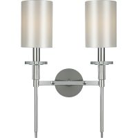 Настенный светильник Maytoni Modern Florida MOD148WL-02CH Белый Хром — фото 1, Светильники