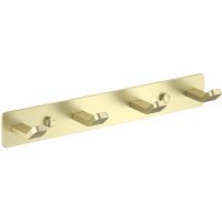 Вешалка для полотенец Schein Klimt 9214BG Золото матовое — фото 1, Крючки для полотенец