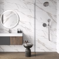 Керамогранит Ceradim Calacatta Sharp Silver белый полированный 60х60 см — фото 9, Керамогранит