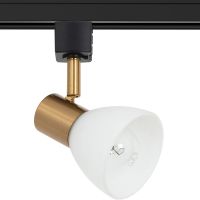 Трековый светильник Artelamp Falena A3117PL-1BK Белый Черный — фото 1, Трековые светильники