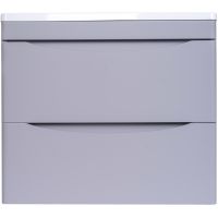 Тумба под раковину Style Line Бергамо 60 СС-00002317 подвесная Серая антискрейч — фото 1, Мебель для ванной