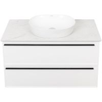 Товар: Тумба под раковину La Fenice Elba 100 FNC-01-ELB-B-100-2 подвесная Белая матовая - фото 6 Тумба под раковину La Fenice Elba 100 FNC-01-ELB-B-100-2 подвесная Белая матовая — фото 6, Мебель для ванной