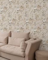 Обои Solo Bohemia E102512 Винил на флизелине (1,06*10) Бежевый, Цветы — фото 3, Обои для стен